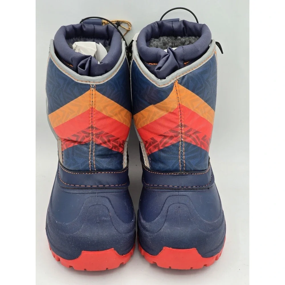 Western Chief Selah Faux Fur Snow Boots, Navy, Little‎ Kids Sz 11 NWOB
